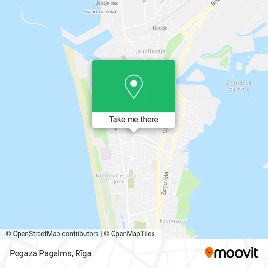 Pegaza Pagalms map