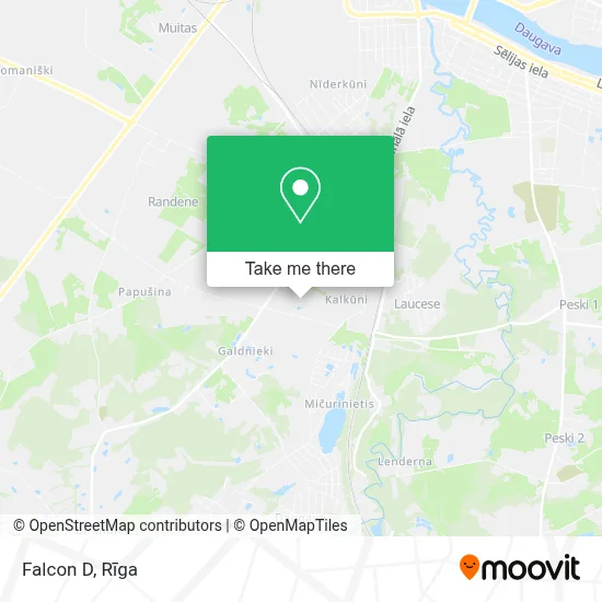 Falcon D map