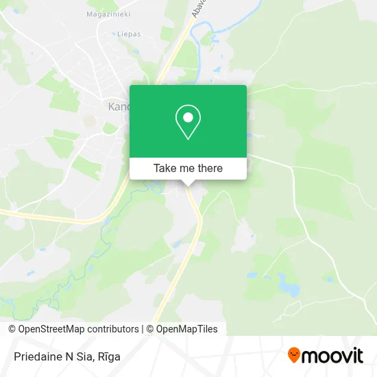 Priedaine N Sia map