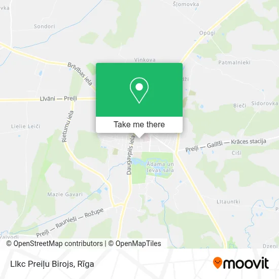 Llkc Preiļu Birojs map