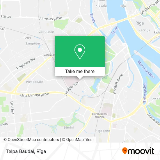 Telpa Baudai map