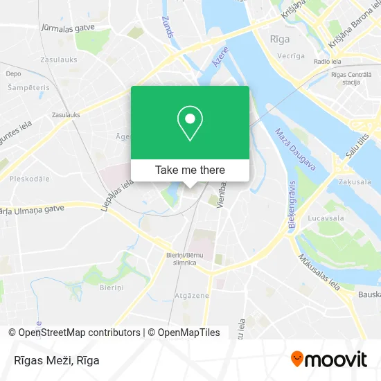 Rīgas Meži map