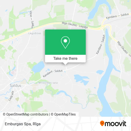 Emburgas Spa map
