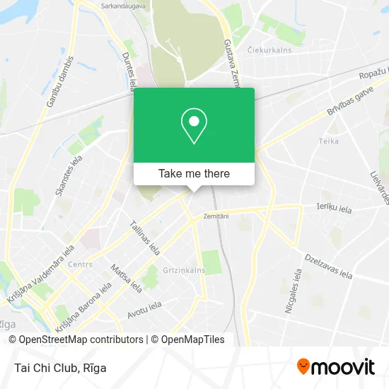 Tai Chi Club map