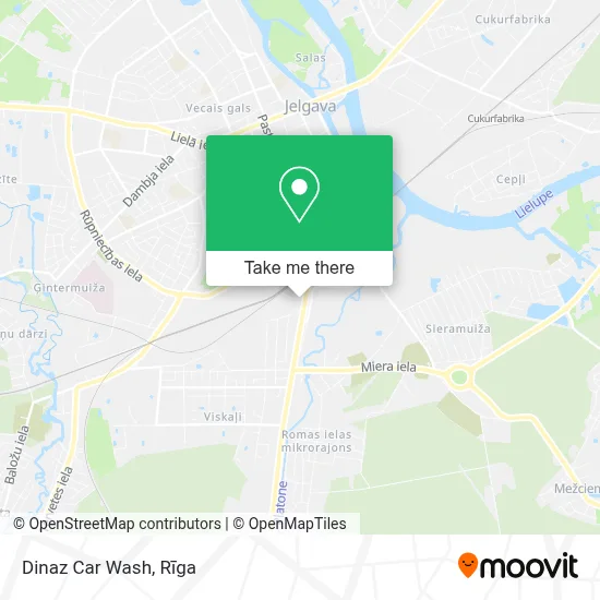 Dinaz Car Wash map