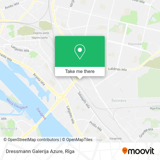 Dressmann Galerija Azure map
