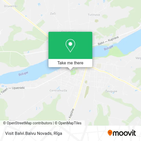 Visit Balvi.Balvu Novads map