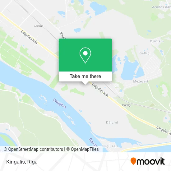 Kingalis map