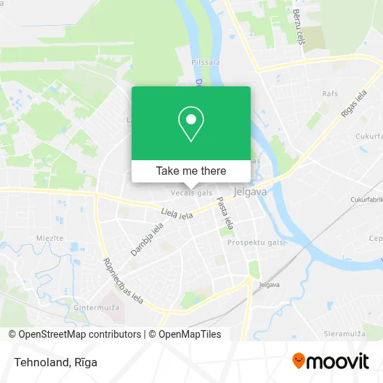 Tehnoland map
