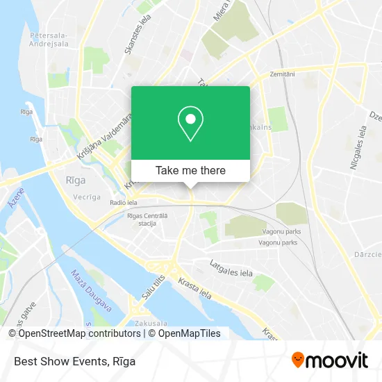 Best Show Events map