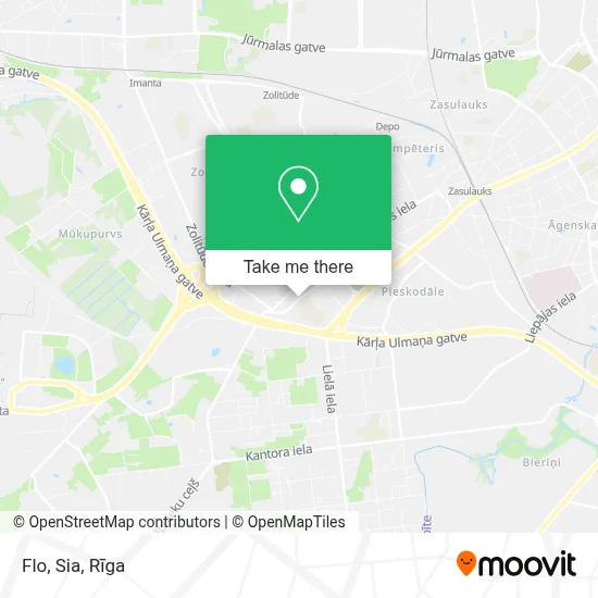 Flo, Sia map