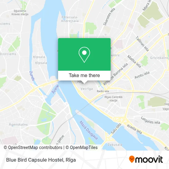 Blue Bird Capsule Hostel map