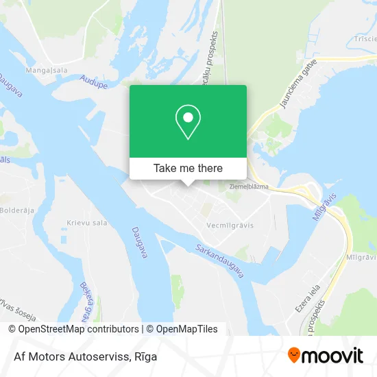 Af Motors Autoserviss map