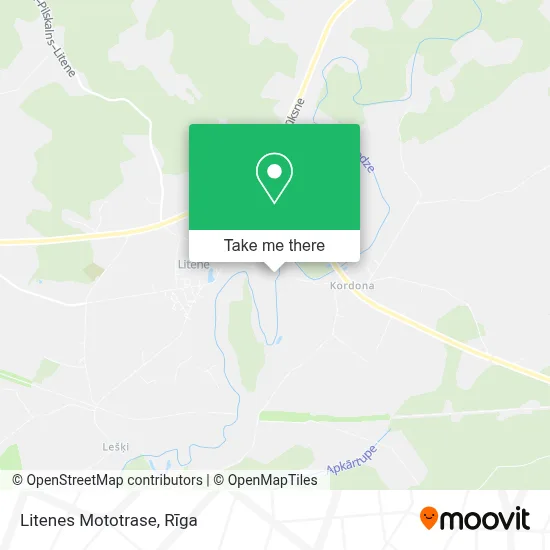 Litenes Mototrase map