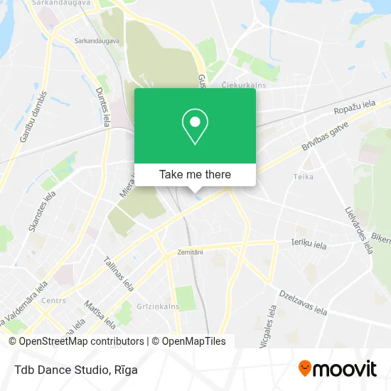 Tdb Dance Studio map