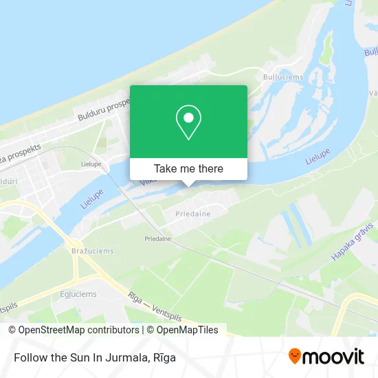 Follow the Sun In Jurmala map