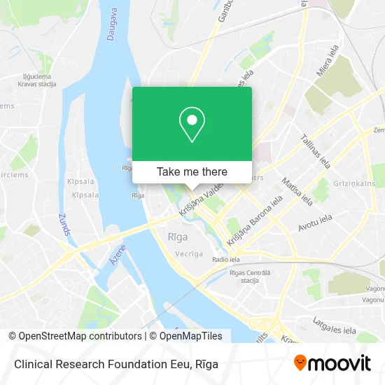 Clinical Research Foundation Eeu map