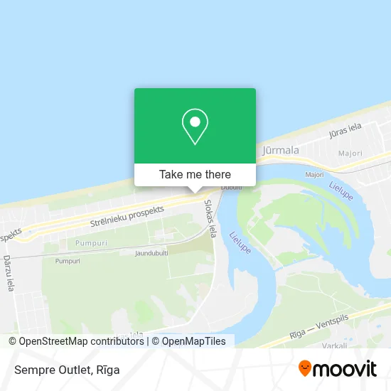 Sempre Outlet map