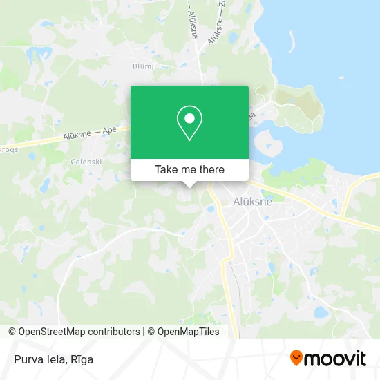 Purva Iela map