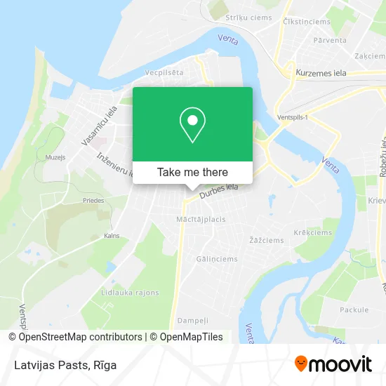 Latvijas Pasts map