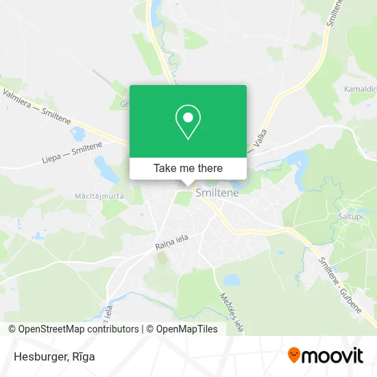 Hesburger map