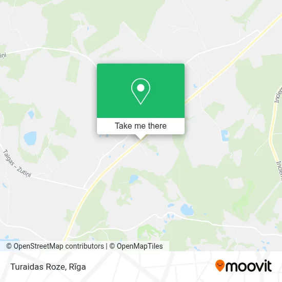 Turaidas Roze map