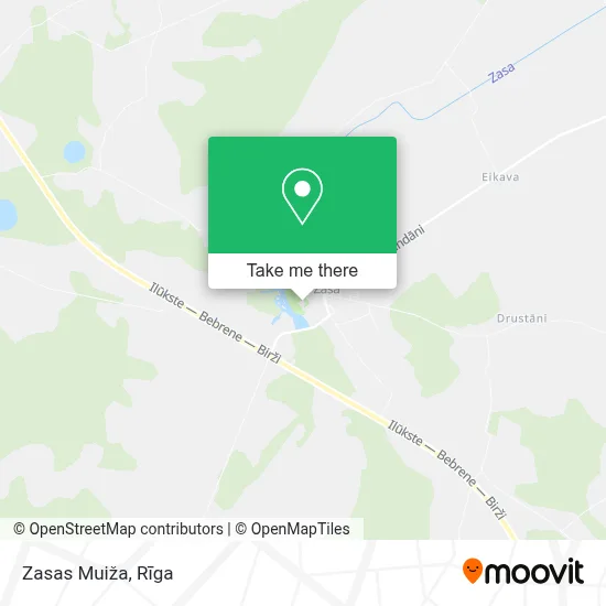 Zasas Muiža map