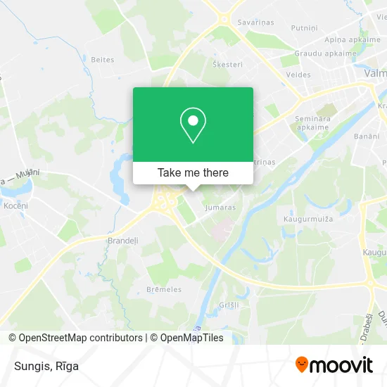 Sungis map
