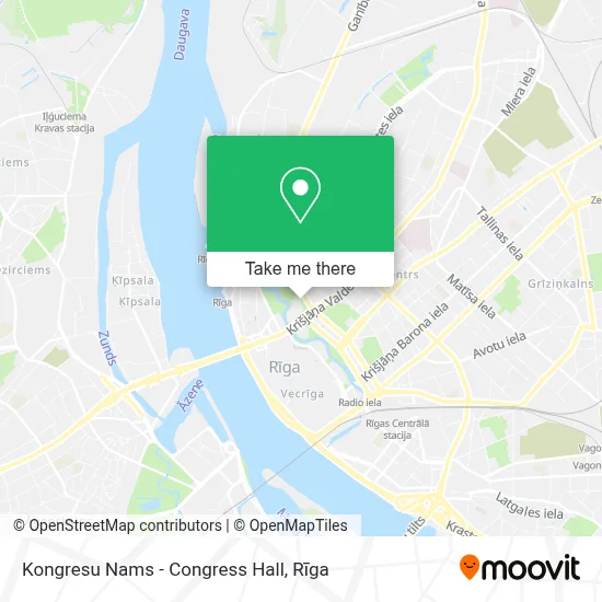 Kongresu Nams - Congress Hall map