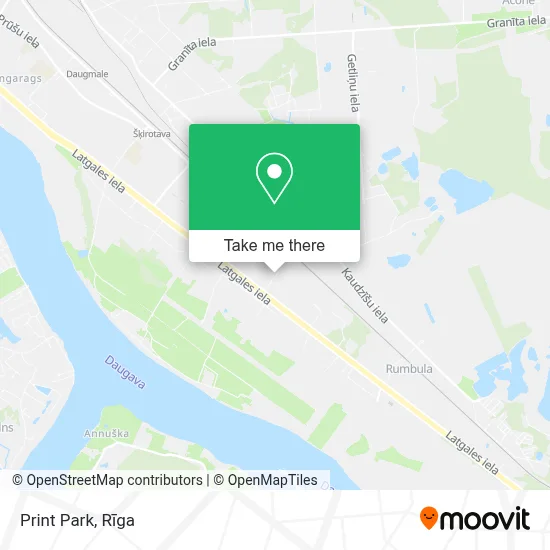 Print Park map