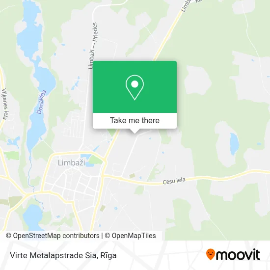 Virte Metalapstrade Sia map
