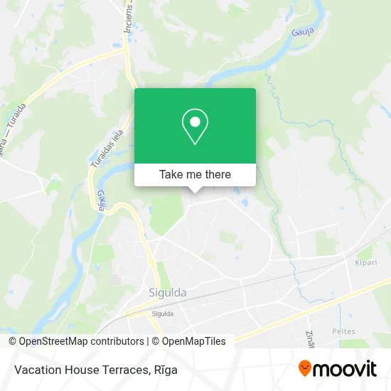 Vacation House Terraces map