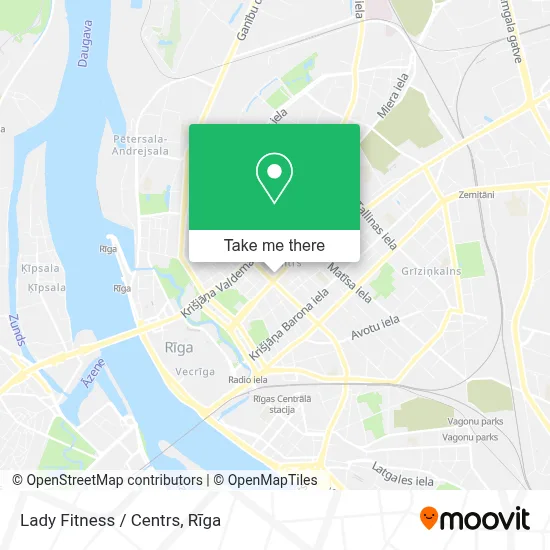 Lady Fitness / Centrs map