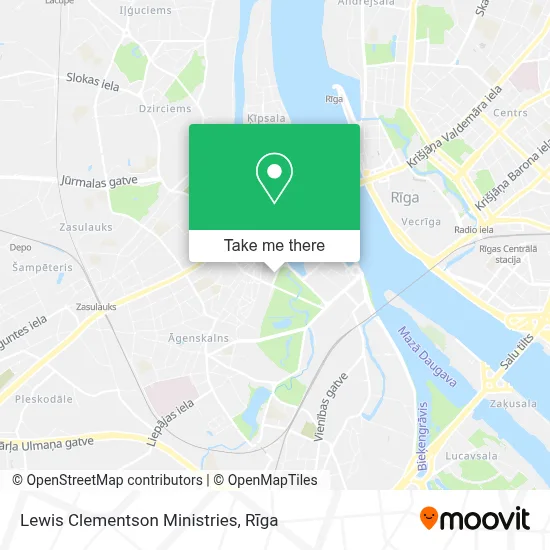 Lewis Clementson Ministries map