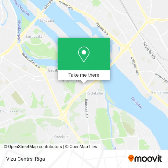 Vizu Centrs map