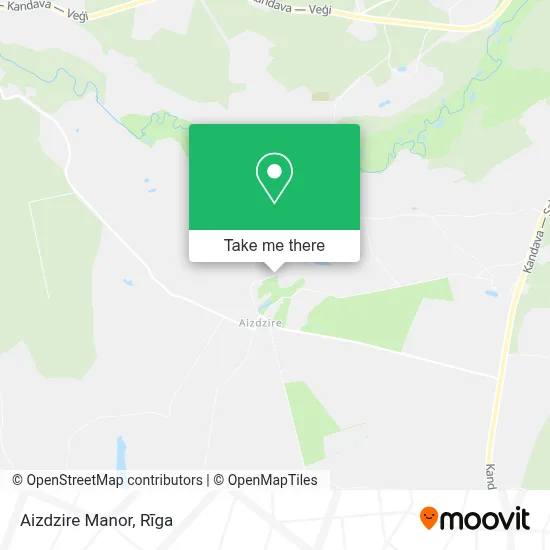 Aizdzire Manor map