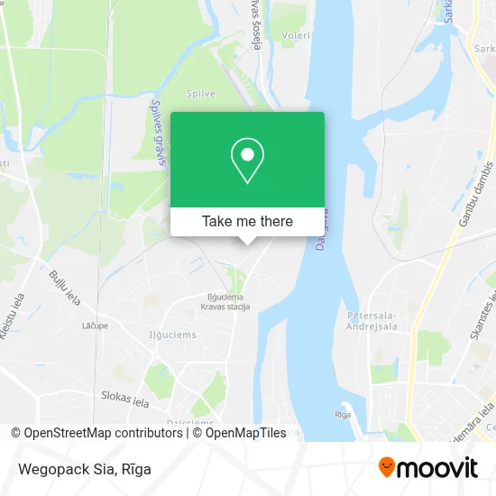 Wegopack Sia map
