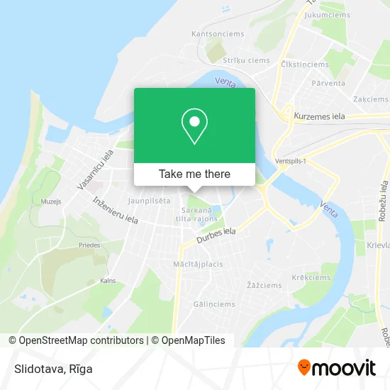 Slidotava map