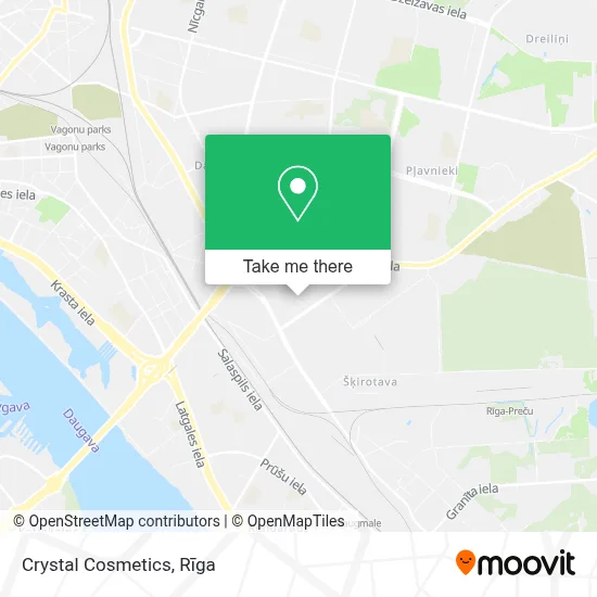 Crystal Cosmetics map