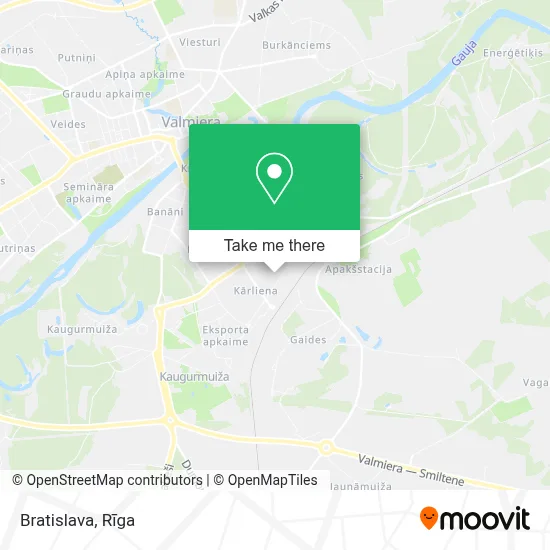Bratislava map