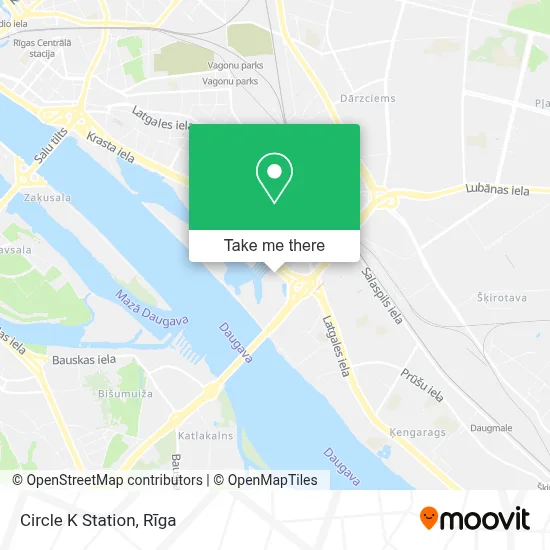 Circle K Station map