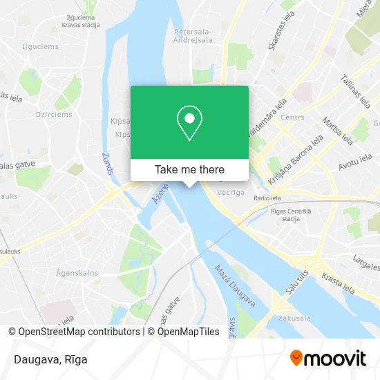 Daugava map