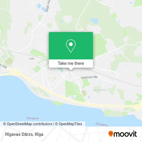 Rīgavas Dārzs map