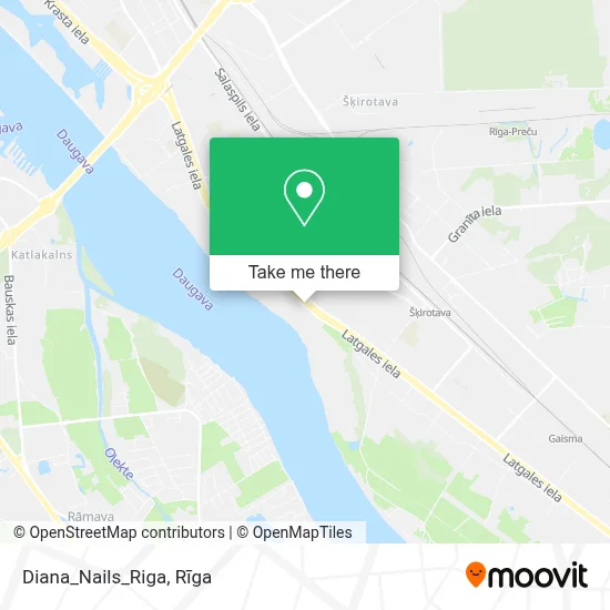 Diana_Nails_Riga map