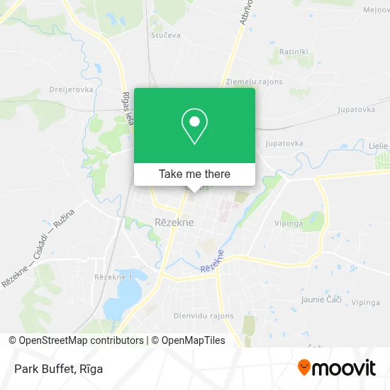 Park Buffet map