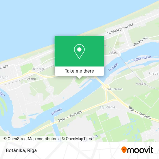 Botānika map
