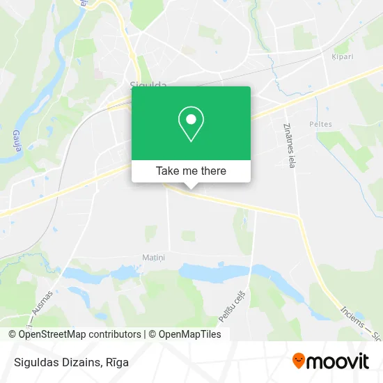 Siguldas Dizains map