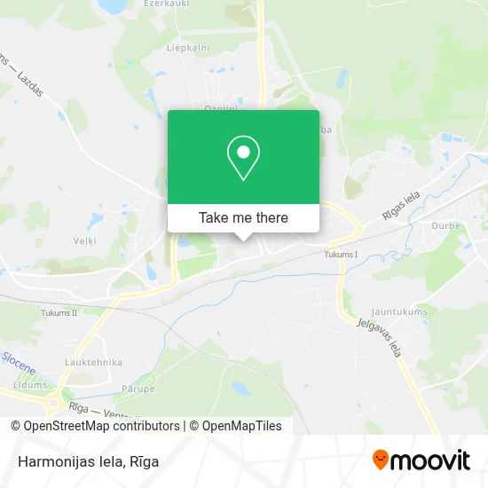 Harmonijas Iela map