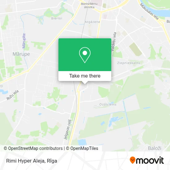 Rimi Hyper Aleja map
