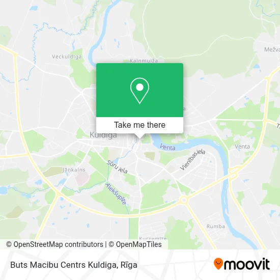 Buts Macibu Centrs Kuldiga map